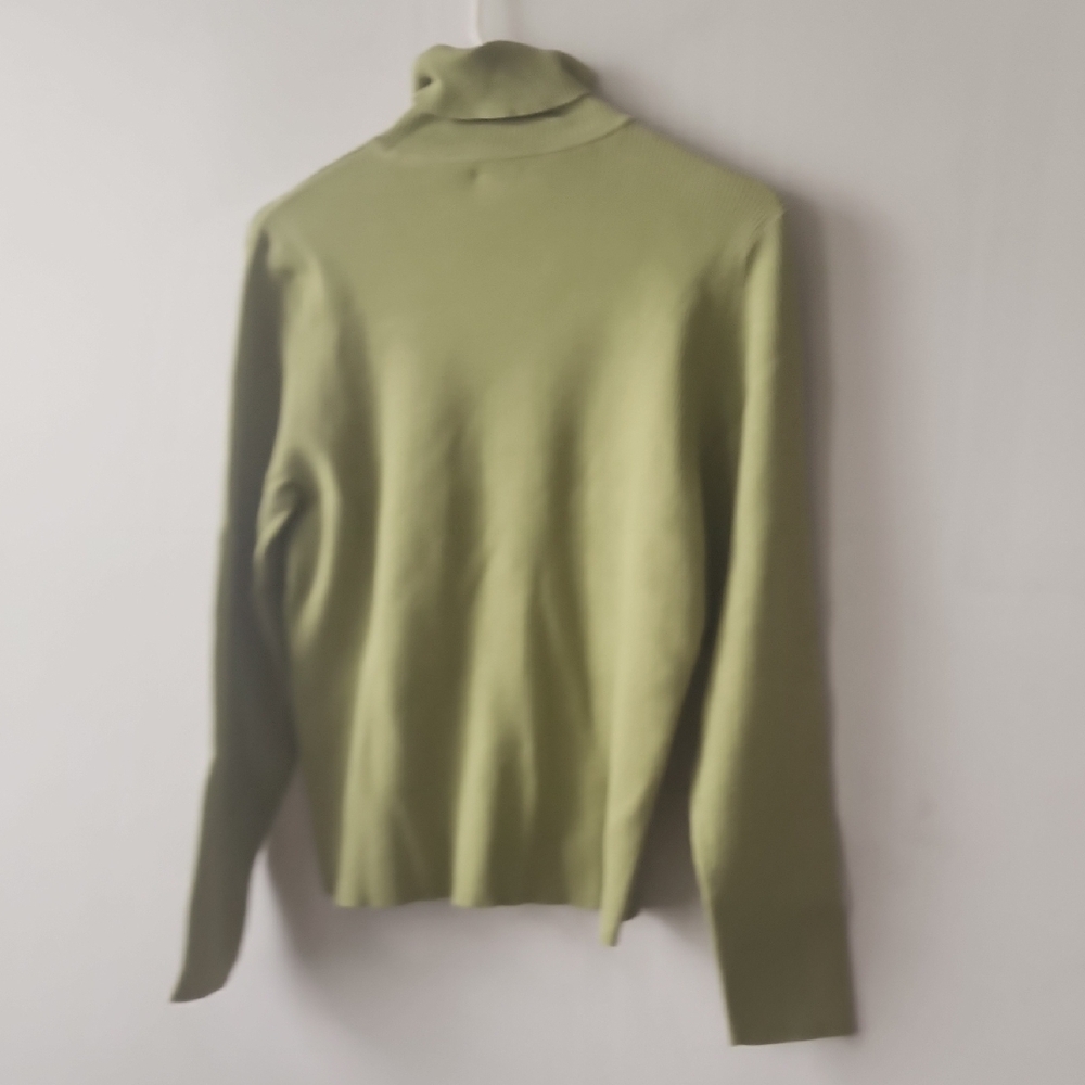 Charter Club Light Green Cowl Neck Sweater - Picture 6 of 7
